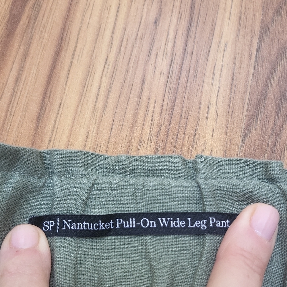 Talbots Women's Relaxed Fit Green Pants - Picture 2 of 6